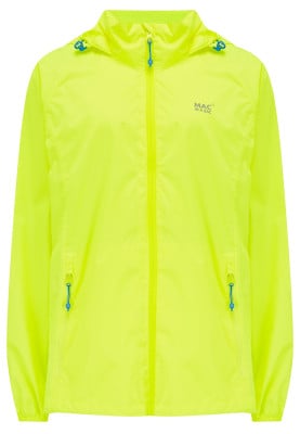Neon gele regenjas van Mac in a Sac 