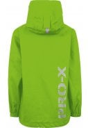 Neon groene kinder regenjas Flashy van Pro-X Elements 2