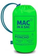 Neon groene regenponcho van Mac in a Sac 2