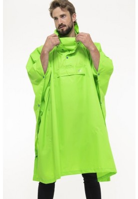 Neon groene regenponcho van Mac in a Sac