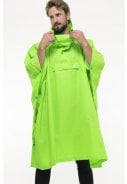 Neon groene regenponcho van Mac in a Sac