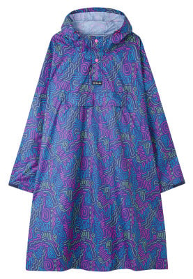 Neon Jazz festival regenponcho van Mac in a Sac
