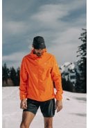 Neon Oranje ultra lichtgewicht heren regenjas Venture 2