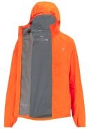 Neon Oranje ultra lichtgewicht heren regenjas Venture 6