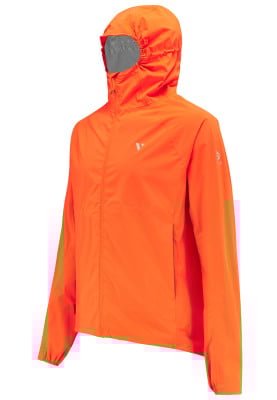 Neon Oranje ultra lichtgewicht heren regenjas Venture