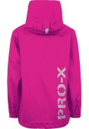 Neon roze kinder regenpak Flashy van Pro-X Elements 3