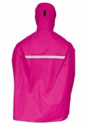 Neon roze kinder regenponcho Pasino van Pro-X Elements  2