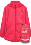 Neon roze (Watermelon) kinderregenjas van Mac in a Sac
