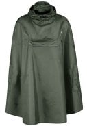 Olijf groen Unisex waterdichte poncho Haps van Bjornson 2