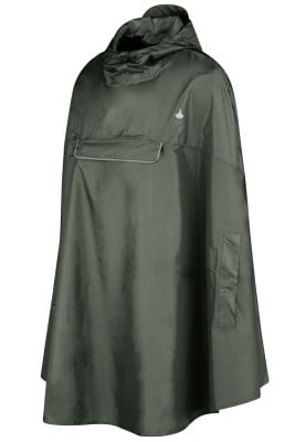 Olijf groen Unisex waterdichte poncho Haps van Bjornson