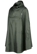 Olijf groen Unisex waterdichte poncho Haps van Bjornson 1