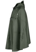 Olijf groen Unisex waterdichte poncho Haps van Bjornson 3