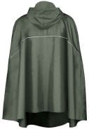 Olijf groen Unisex waterdichte poncho Haps van Bjornson 4