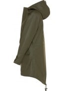 Olijf groene dames regenjas / parka HafenCity® van BMS 2