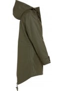 Olijf groene dames regenjas / parka HafenCity® van BMS 3