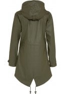 Olijf groene dames regenjas / parka HafenCity® van BMS 4