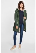 Olive Friese Tidaholm parka met off white teddy voering van Derbe  3