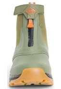 Olive / orange heren enkel laars Apex Zip van Muck Boots 2