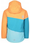 Oranje / blauwe kinder ski-jas Debut Jacket van Dare 2B 4