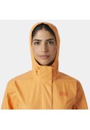 Oranje dames regenjas Loke Jacket 2.0 van Helly Hansen 10