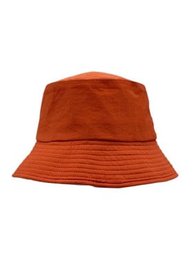 Oranje regenhoedje (bucket hat) 