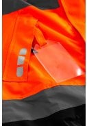 Oranje/zwart Hi-Vis Regenjas van Lyngsøe Rainwear  6