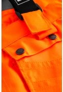 Oranje/zwarte Hi-Vis Regenbroek van Lyngsøe Rainwear 2