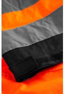 Oranje/zwarte Hi-Vis Regenbroek van Lyngsøe Rainwear 4