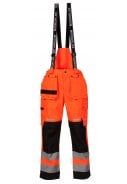 Oranje/zwarte Hi-Vis Regenbroek van Lyngsøe Rainwear