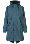 Orion blue Friese Tidaholm parka met navy teddy voering van Derbe 1