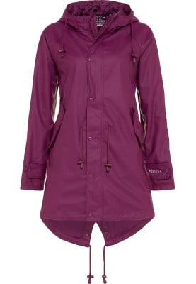 Paarse dames regenjas / parka HafenCity® van BMS