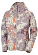  Paarse dames regenjas  Core Graphic van Helly Hansen