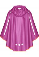 Paarse kinder regenponcho Pack It van Playshoes 2