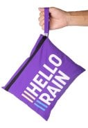 Paarse regenbroek met volledige rits van Hello Rain 8