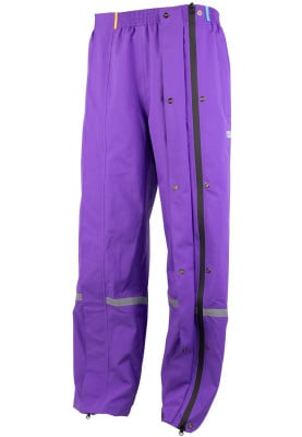 Paarse regenbroek met volledige rits van Hello Rain