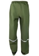 Groene regenbroek met volledige rits van Hello Rain 3