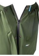Groene regenbroek met volledige rits van Hello Rain 7