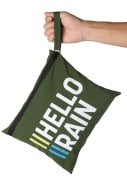 Groene regenbroek met volledige rits van Hello Rain 8
