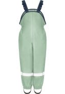 Pastel groene regenbroek met schouderbanden van Playshoes  1