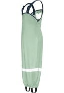 Pastel groene regenbroek met schouderbanden van Playshoes  2