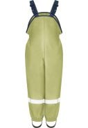 Pastel olive regenbroek met schouderbanden van Playshoes  1