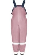 Pastel roze regenbroek met schouderbanden van Playshoes 1