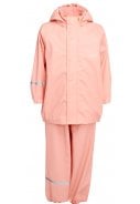 Peach kleurige regenpak van CeLaVi 