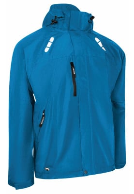 Blauwe ademende regenjas van Lyngsøe Rainwear