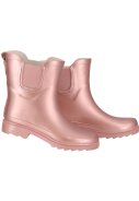 Pink Metallic damesregenlaars Chelsea Rubber van XQ 2
