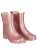 Pink Metallic damesregenlaars Chelsea Rubber van XQ