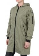 Pistachio Green Urban outdoor dames regenjas Bomber jacket van Agu 8