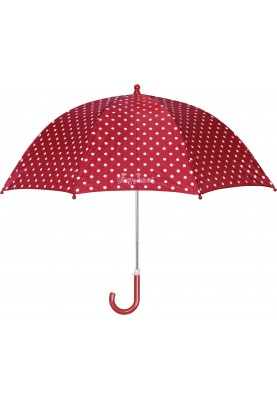 Playshoes kinder paraplu rood met stippen