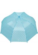 Playshoes kinder paraplu turquoise met stippen 2