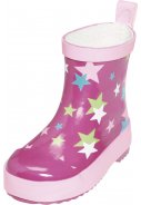 Playshoes korte regenlaars roze met sterren